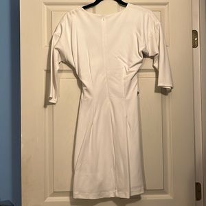 EXPRESS White Belt Dress XS